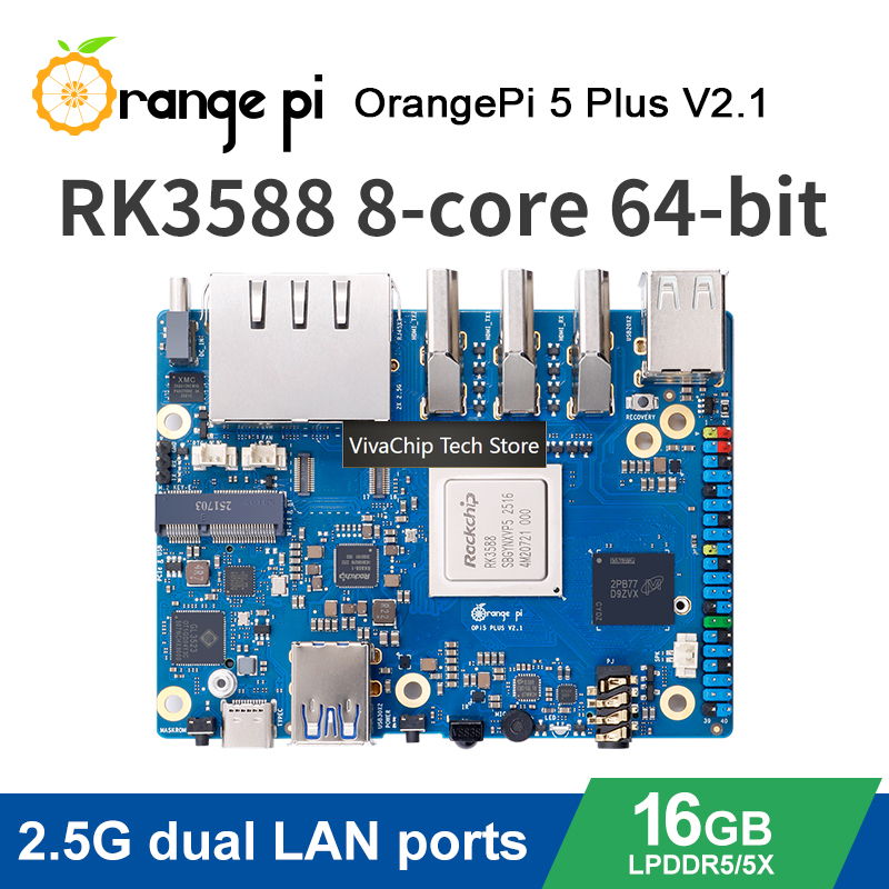 VivaCTOrange Pi 5 Plus Mini PC - огляд і ціна Rk3588 Mini Pc Board
